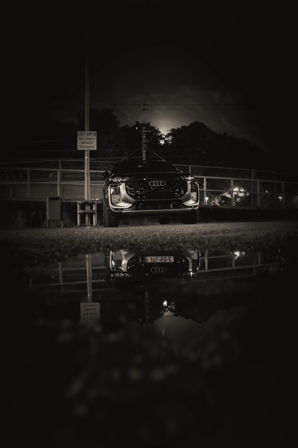 Reflection at midnight
